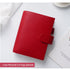 Moterm Firm Pebbled Grain Leather A5 A6 B6 Weeks Cherry Red Color Genuine Cowhide Planner Rings Notebook Cover Diary Agenda Organizer Journey