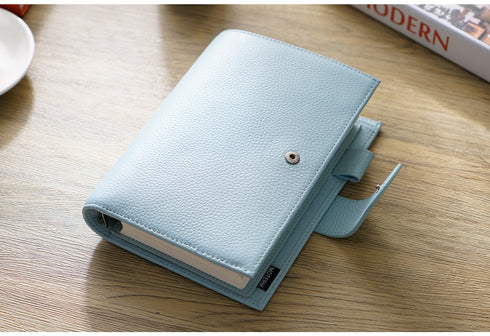 Moterm Genuine Leather Regular Personal Size Planner with 25MM Binder Rings Notebook Agenda Organizer Diary Journal