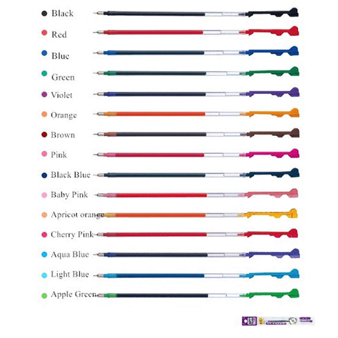 APPLE GREEN Pilot Hi-Tec-C Coleto Gel Multi Pen Refill | 0.3 mm 0.4 mm 0.5 mm