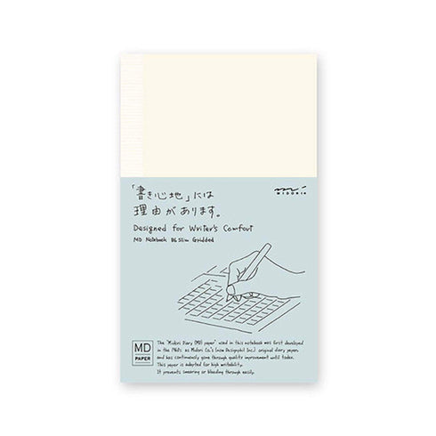 Midori B6 Slim Grid Notebook - English Caption