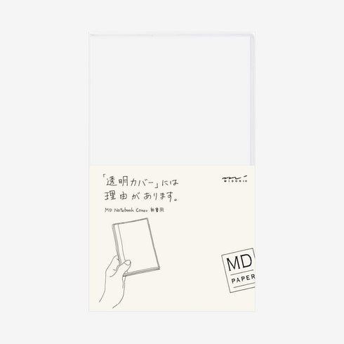 Midori B6 Slim Clear Plastic Cover with Pen Loop