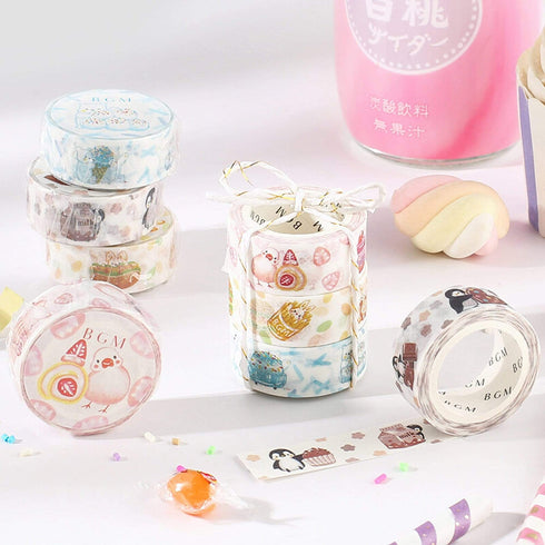 BGM Polar Bear Ice Cream Dessert Washi Tape