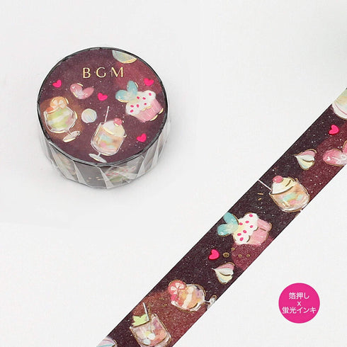 BGM Sweet Treats Ice Cream Parfait Dessert Washi