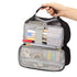 BLACK Extra Large Canvas Pen Case Pencil Case Storage Case Pencil Case Sectional Pen Case