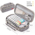 BLACK Extra Large Canvas Pen Case Pencil Case Storage Case Pencil Case Sectional Pen Case