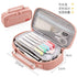BLACK Extra Large Canvas Pen Case Pencil Case Storage Case Pencil Case Sectional Pen Case