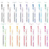 BLACK Pilot Hi-Tec-C Coleto Gel Multi Pen Refill | 0.3 mm 0.4 mm 0.5 mm