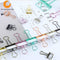 BLACK Skeleton Frame Hollow Binder Clips - Small, Medium & Large! Super cute and very strong!