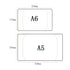 A6 Large Spine Techo Clear Cover Planner Cover
