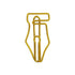 Fountain Pen Nib Paper Clip SILVER Nib Paper Clip