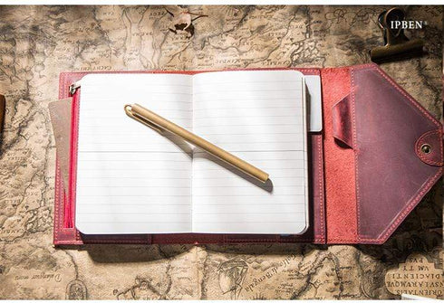 Genuine Leather Traveler's Notebook Techo Cover | A5 A6