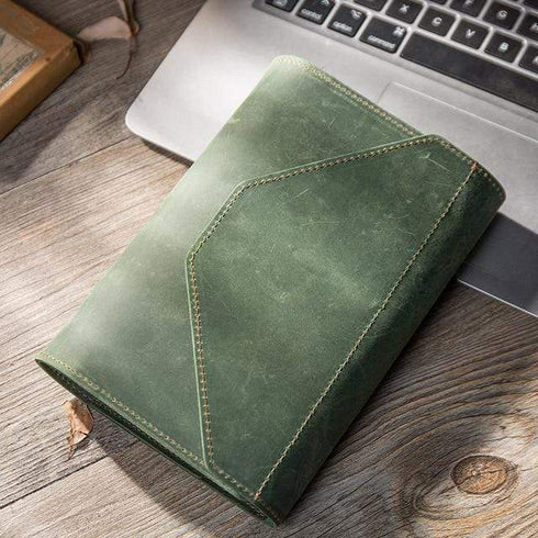 Genuine Leather Traveler's Notebook Techo Cover | A5 A6