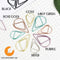 Gold Set Water Drop Tear Drop Teardrop Paper Clips - Three Sizes!