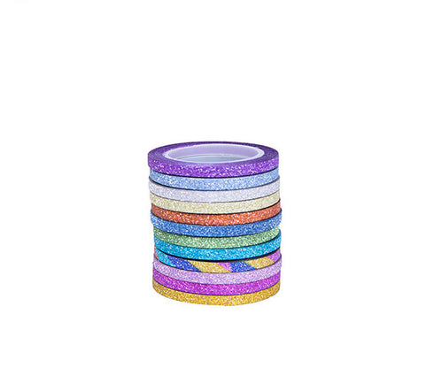 Super Skinny 3mm Glitter Washi Tape Red Glitter Washi Tape Gold Glitter Washi Tape Pink Glitter Washi Tape Silver Glitter Washi Tape Pink
