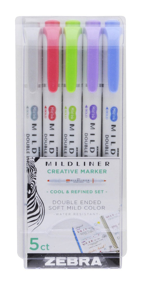 Zebra Mildliner FRIENDLY Mildliner Set of 5 - Orange Package WKT7-N-5C-N