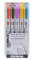 Zebra Mildliner FRIENDLY Mildliner Set of 5 - Orange Package WKT7-N-5C-N
