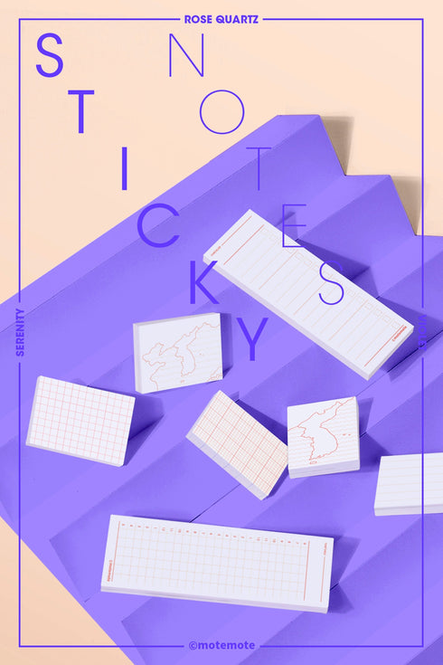 MoteMote MINI Multi-Color Graph Sticky Notes | USA Located!