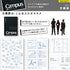 Kokuyo B5 Campus Notebook Black 5mm Grid | 80 Sheets 8S5-D