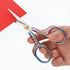 ONE Pair RAINBOW Retro Inspired Office Scissors Stationery Embroidery Travel | Super sharp