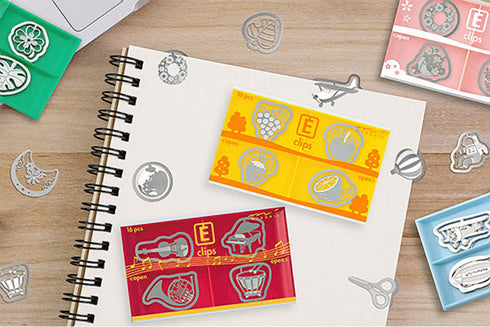 MIDORI E-Clip Etching Clip Aquarium Dolphin Sea Turtle Penguin Polar Bear Paper Clip