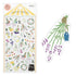Midori Sticker Marché Dried FLOWERS Washi Tape Stickers | 2375
