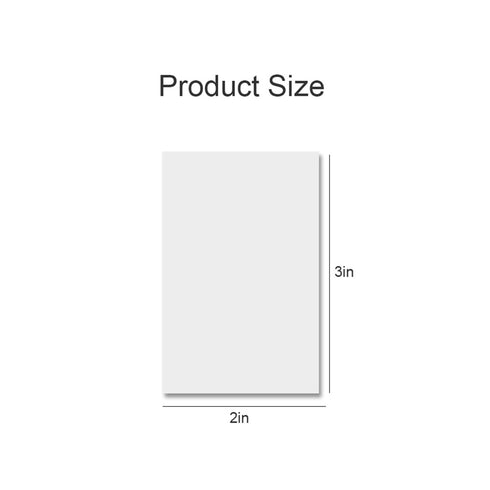 Translucent Transparent PET PLAIN Vellum Sticky Notes | Plain 3 X 3 50 sheets