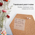 Translucent Transparent PET PLAIN Vellum Sticky Notes | Plain 2 X 3 50 sheets