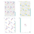 Midori MD A4 3 Pocket Clear Folder | Wildflower Kawaii