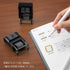 MIDORI Paintable Stamp Re-Inkable Self-Inking Stamp | Object Speech Bubbles Thought Bubbles Conversation Bubbles Green Package