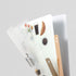 Midori MD A4 3 Pocket Clear Folder | Coffee