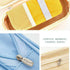 ANGOO KHAKI Expandable Canvas Pen Case Pencil Case Expandable Case Storage Case