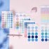 TRANSPARENT PET Pastel Dot Stickers Circle Stickers | Bamboo Green
