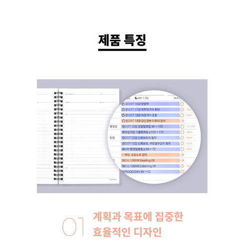 MOTEMOTE Living Coral Task Manager Planner | 100 Days - USA located!