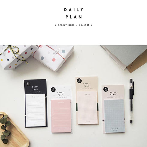 Suatelier Planner Sticky Notes 1901 | White Checklist