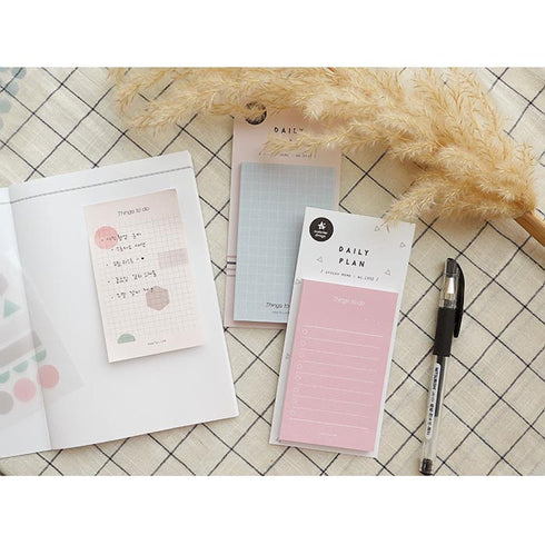 Suatelier Planner Sticky Notes 1901 | White Checklist