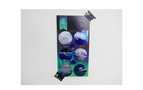 Suatelier Sonia PVC Stickers 2041 | Space Moon Planet Stickers Moon Stickers