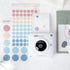 TRANSPARENT PET Pastel Dot Stickers Circle Stickers | Dai Blue