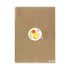 Midori MD A4 3 Pocket Clear Folder | Toast