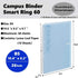 Kokuyo B5 Campus BLUE GREEN B5 Smart Ring Binder Notebook Sp706 26 Rings "Lay Flat" | 60 Sheets