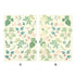 Midori MD A4 Single Pocket Index Clear Folder 2-Pack | Plants