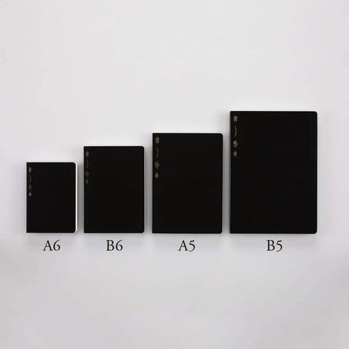 Stalogy Editor's Series HALF YEAR Notebook | A5 Black