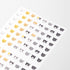 Midori Seal Collection Planner Stickers Removable Mood Stickers Mood Tracker Stickers | 2541 Cat