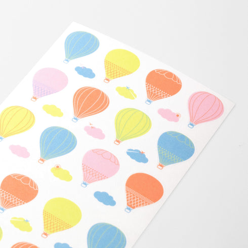 Midori Seal Collection Planner Removable Sticker Transparent Stickers Date Stickers | 2540 Balloons