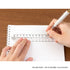 MIDORI BLUE Clear Polycarbonate FOLDING Multi Ruler | 30cm