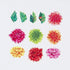 DAHLIA | Bande Washi Tape Masking Tape Sticker Roll BDA232 110 Stickers