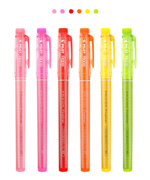 BLUE Pilot FriXion Fine LINER Pen 0.45 mm Fine Point Erasable Pen | Single Pen or Set