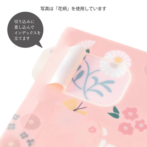 Midori MD A4 Single Pocket Index Clear Folder 2-Pack | Cats