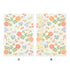 Midori MD A4 Single Pocket Index Clear Folder 2-Pack | Flowers