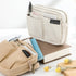 LIGHT BROWN Japan KOKUYO New One Series Large Capacity Folio Case Bag in Bag Pen Case Pencil Case