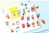 Premium Die-Cut Stickers I Love Drinks Coffee Frappuccino Asian Drinks Beverages